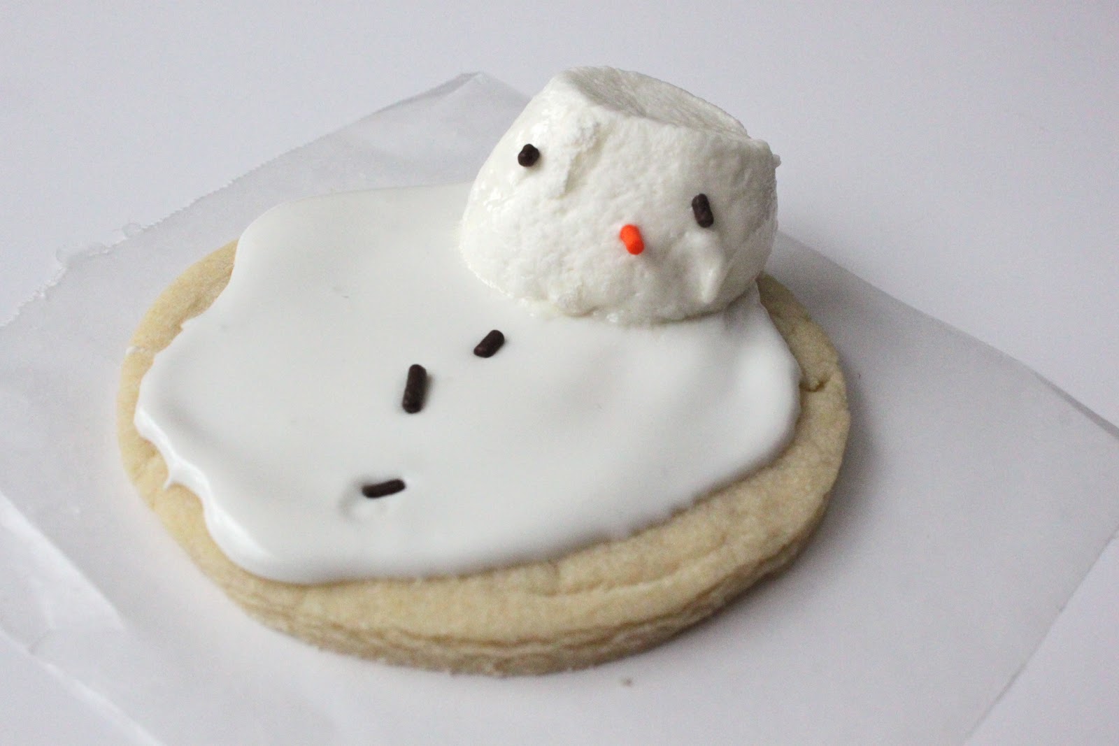 Christmas Traditions Melted Snowman Sugar Cookies and Sugar Cookie