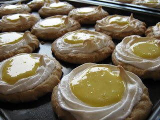 Biscuits au citron et meringue Biscuts+citron