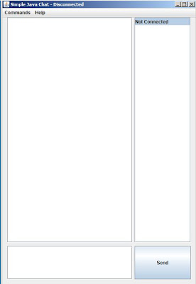 multiple client server chat program in java source code