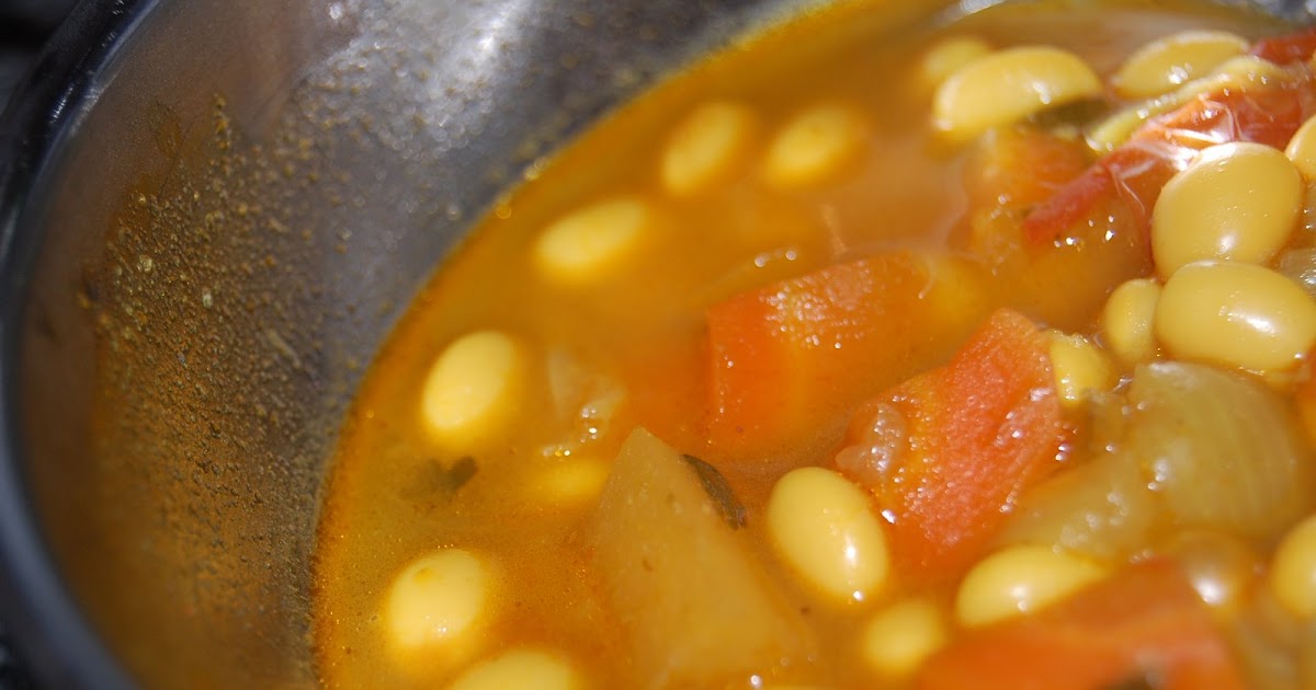 Chef Jeenas food recipes Jeenas Saturday kitchen recipe Soy Bean Stew