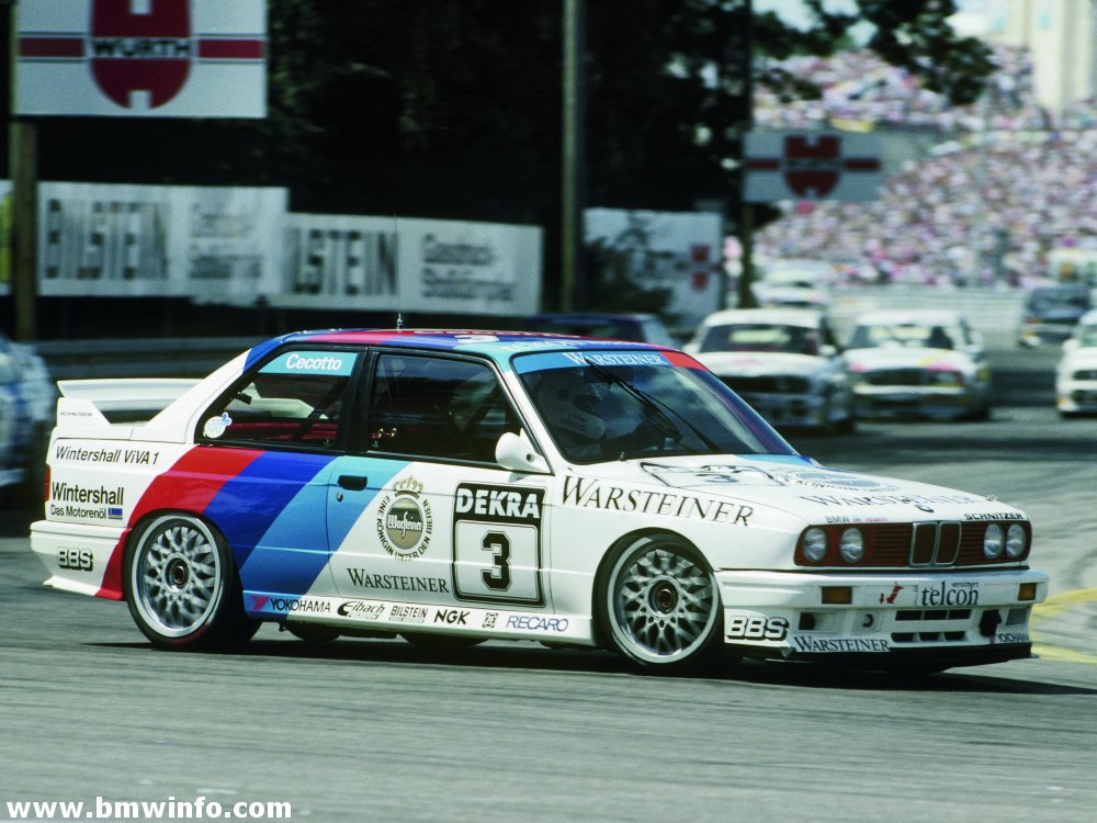 BMW pretty much dominated DTM throughout the late 80's onto the early 90's