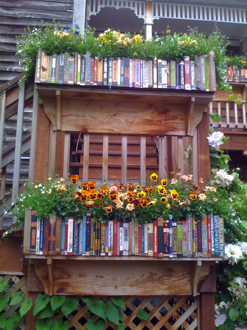Bookshelf Bookshelf planters