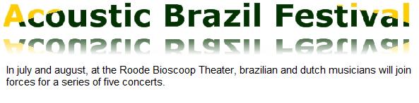 Acoustic Brazil Festival