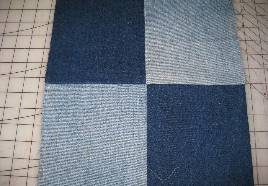 Gumbo Lily Denim quiltasyougo tutorial...