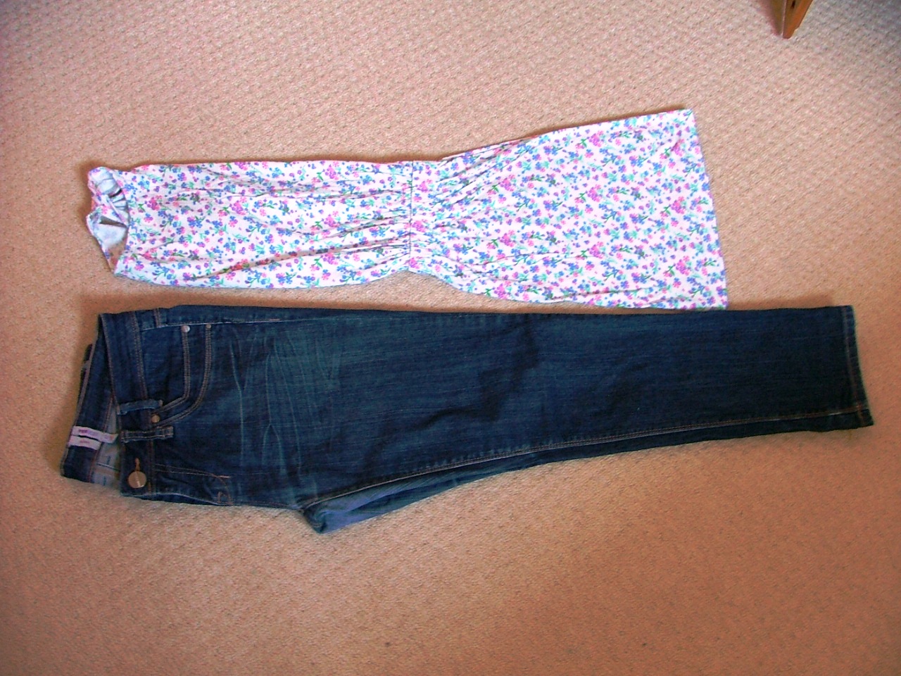 A Designer Turning a simple dress into a Playsuit/RomperSuit