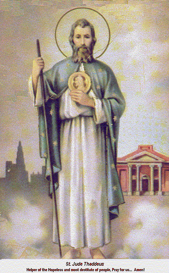 St. Jude Thaddeus Novena Prayer to St. Jude Thaddeus