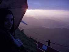 Julia Overlooking Switzerland