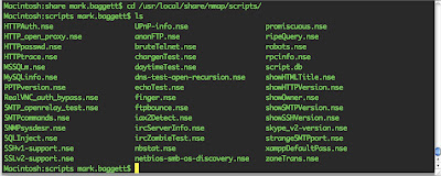 NSE scripts from the nmap site