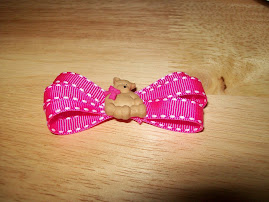 Pink Teddy Clip