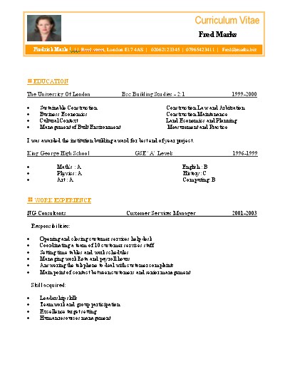 Personal statement marketing example picture 4