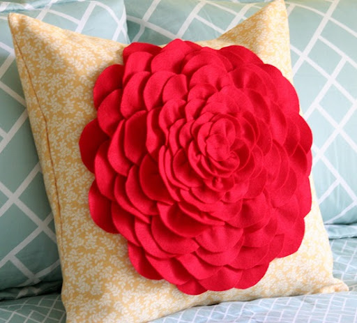 Rose Petal Pillow