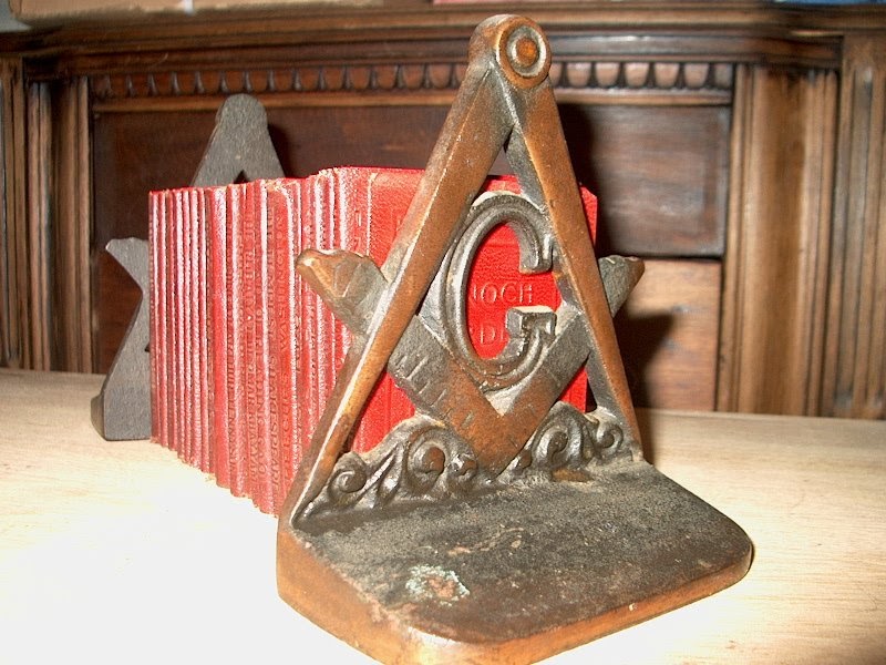 Concha's Comments Masonic Bookends For Sale on eBay