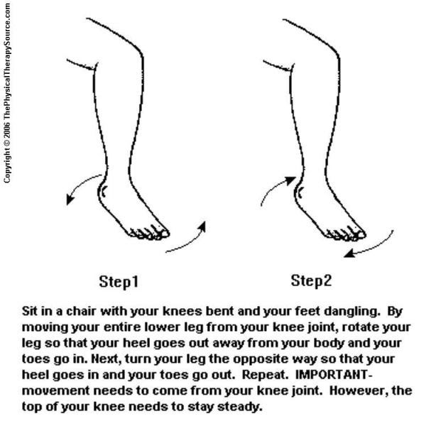 Ankle Exercises from Ankle Tibial Rotation