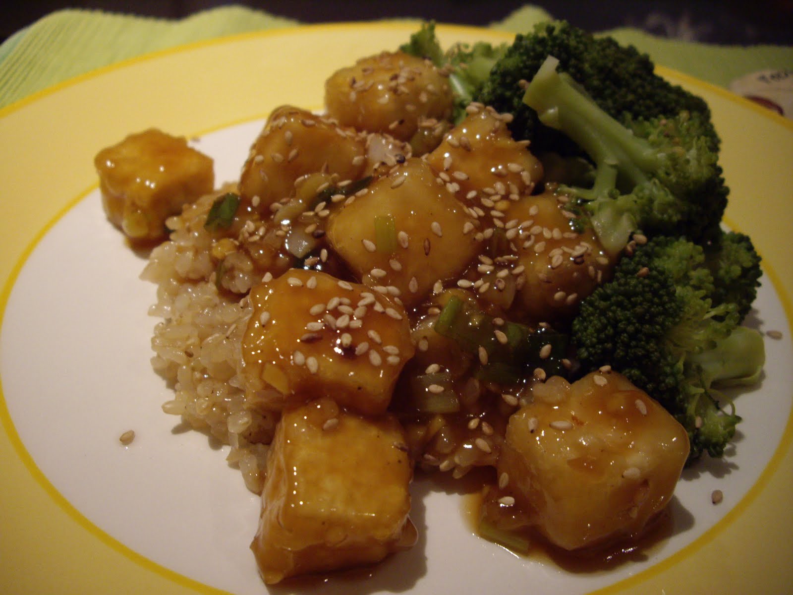 Chronicles of Ms. Ann Thrope general tso's tofu