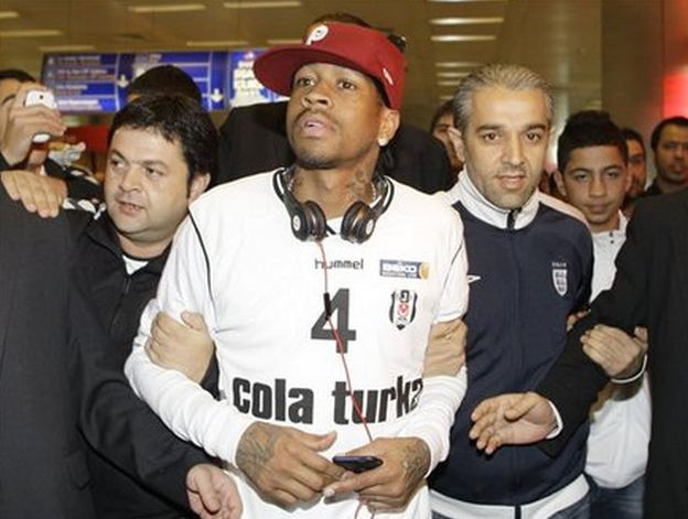 allen iverson turkey stats.