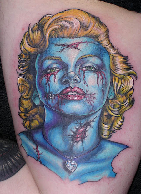 claudia's burning ink zombie celebrity