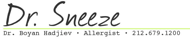 Dr. Sneeze NYC :: Dr. Boyan Hadjiev, Allergist