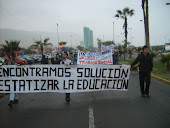 marcha por la estatización de la educación(Agosto del 2010)