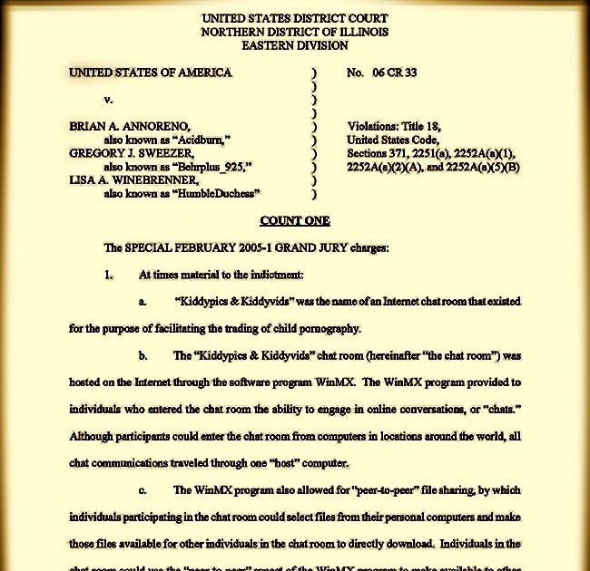 CYB3RCRIM3 "Counts" and "Crimes"