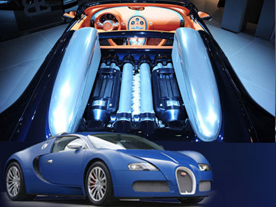 Bugatti Veyron Engine Design. 2009 Veyron Centenary Bugatti