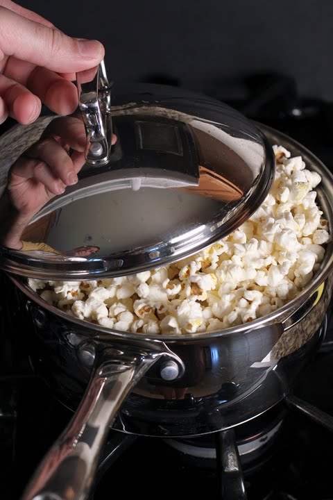 Pan Cooked Popcorn