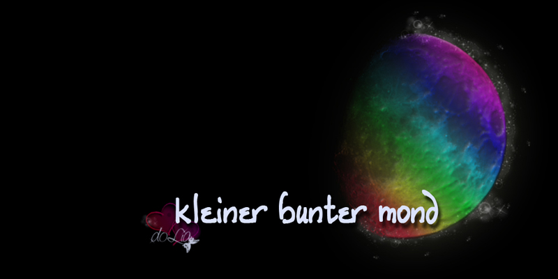 kleiner bunter mond ♥