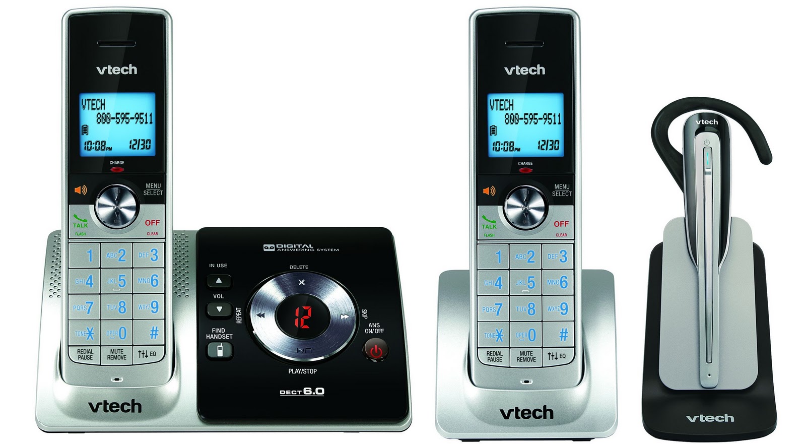 VTech's New LS63753 Hands Free Cordless Phone System Keeps Loved Ones