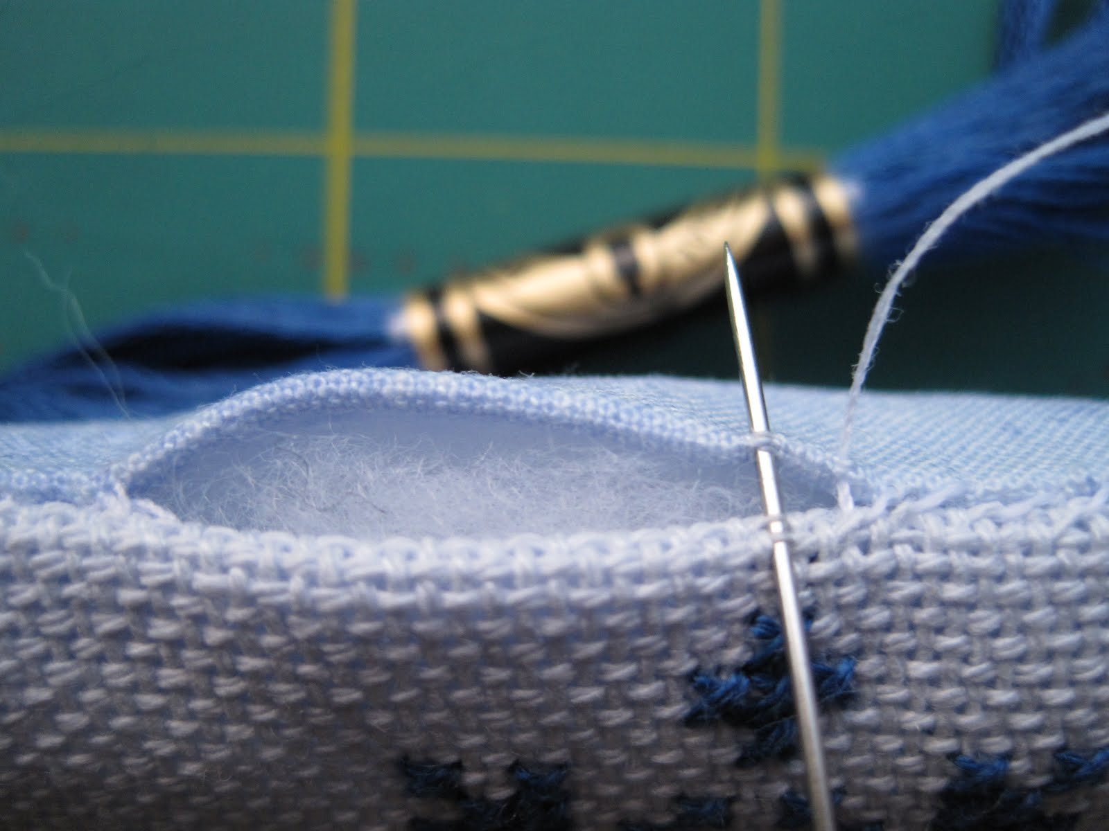 Lynn B 's finishing instructions for cross stitch Instructions for