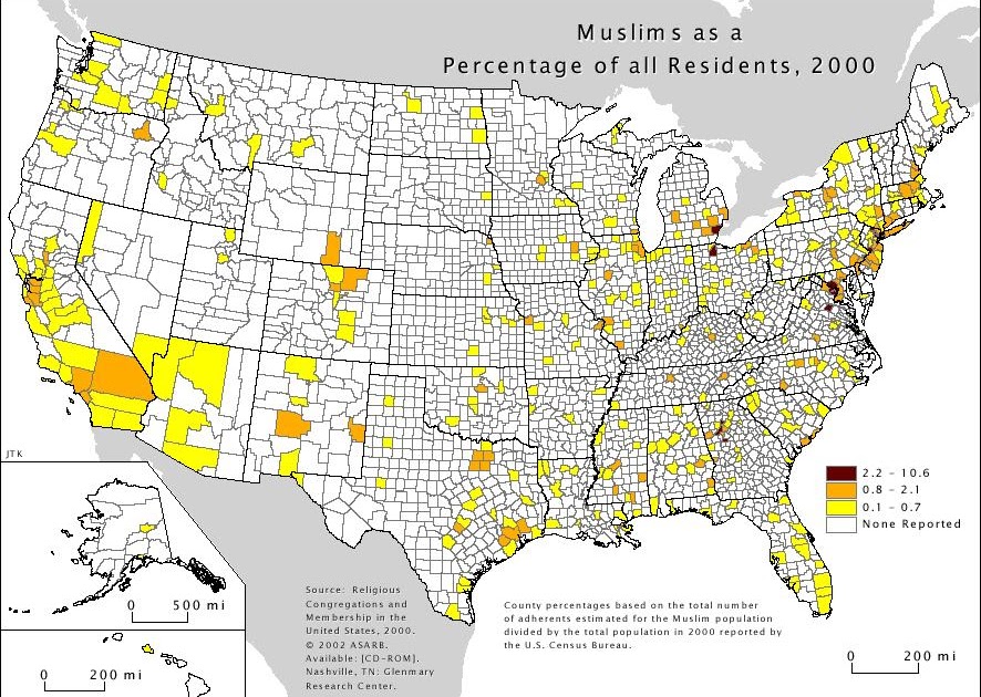 Michael Patrick Leahy Distribution of the Muslim Population of the