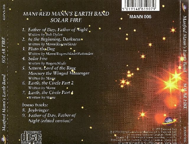Musik Legenda Manfred Mann S Earth Band 1973 Solar Fire