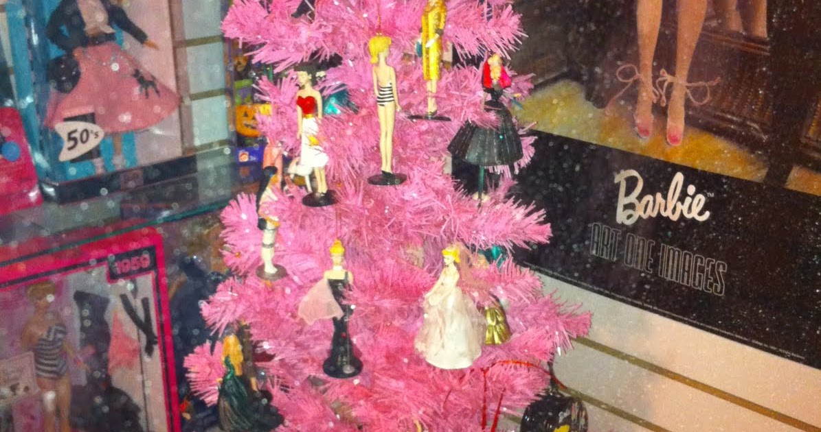 Anne Fannie's Green Acres: Pink Barbie Christmas Tree