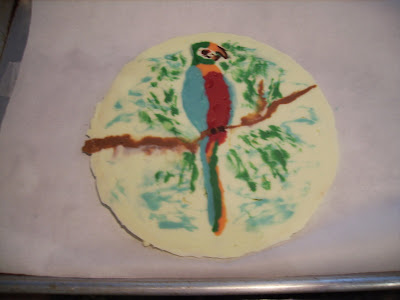 chocolate painting