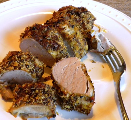 mustard herb crusted pork tenderloin ricette filetto di maiale idee alimentari