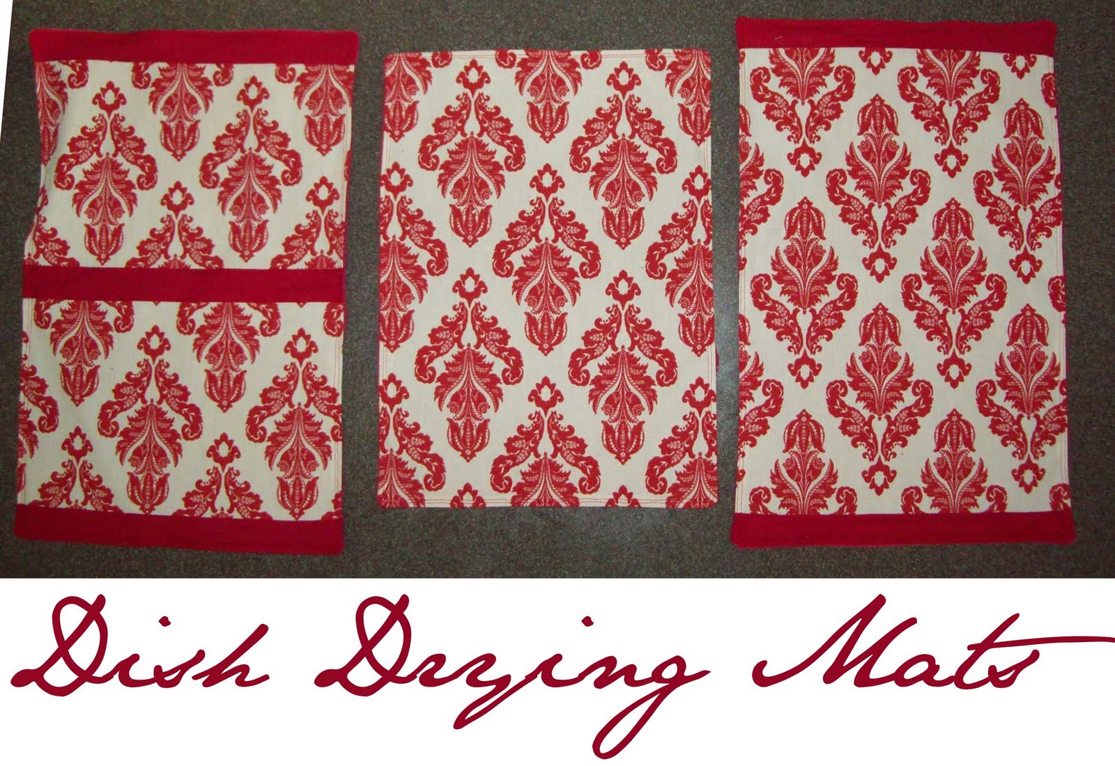 Running With Scissors Mats to Dry your Dishes