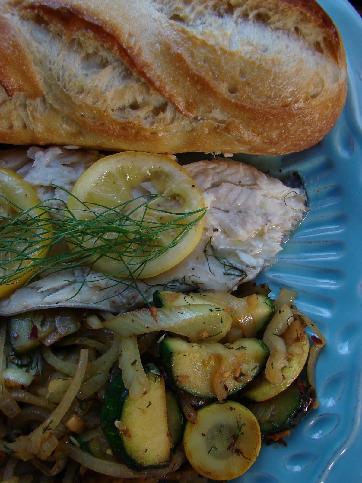 iron stef Rainbow Trout stuffed with fennel