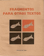 Portada del libro FRAGMENTOS... en donde fui publicada.