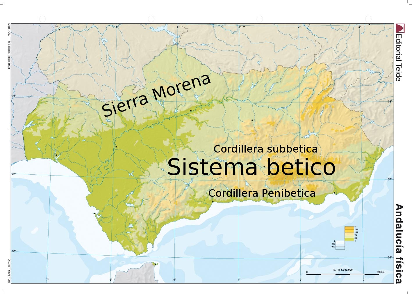 Opiniones de cordilleras subbeticas