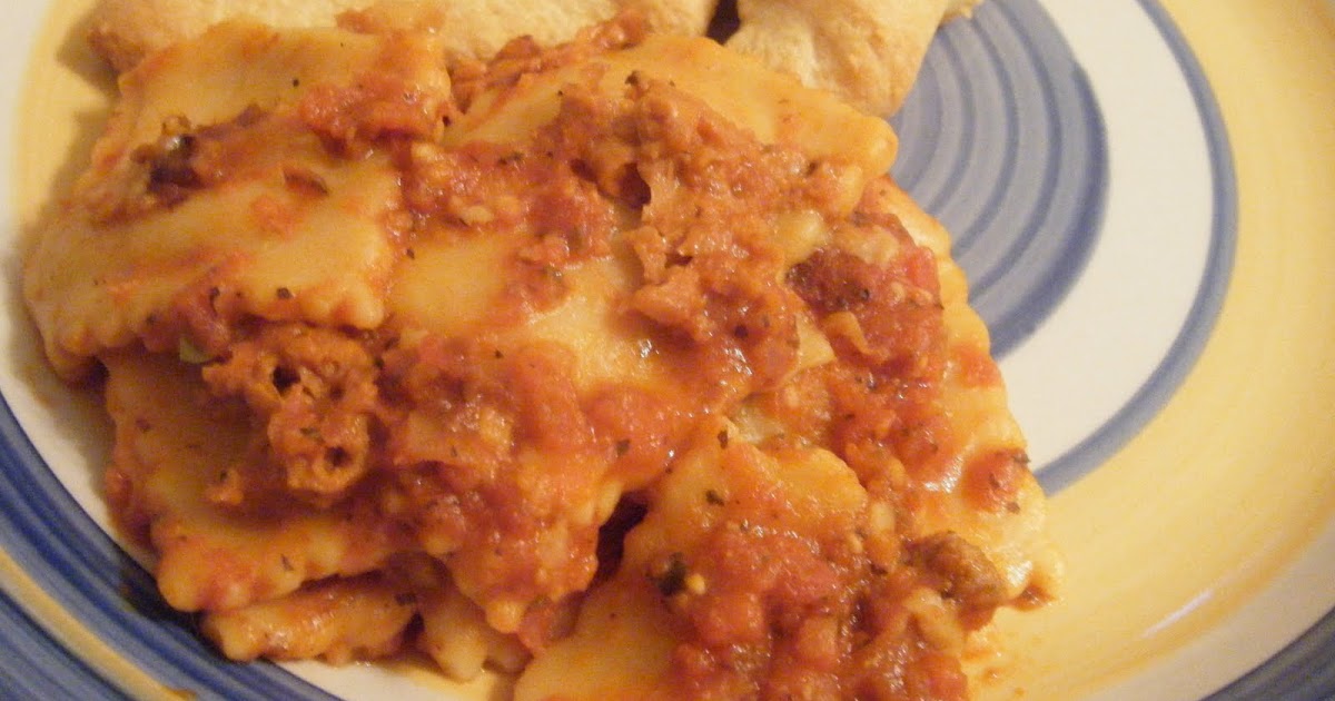Heat's Kitchen Cheesy Ravioli Casserole