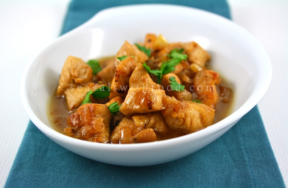 Chicken With Garlic Sauce