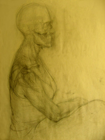 Shoulder study by Junoh Sung, 2006, a former VAS student, currently a student at Art Center College