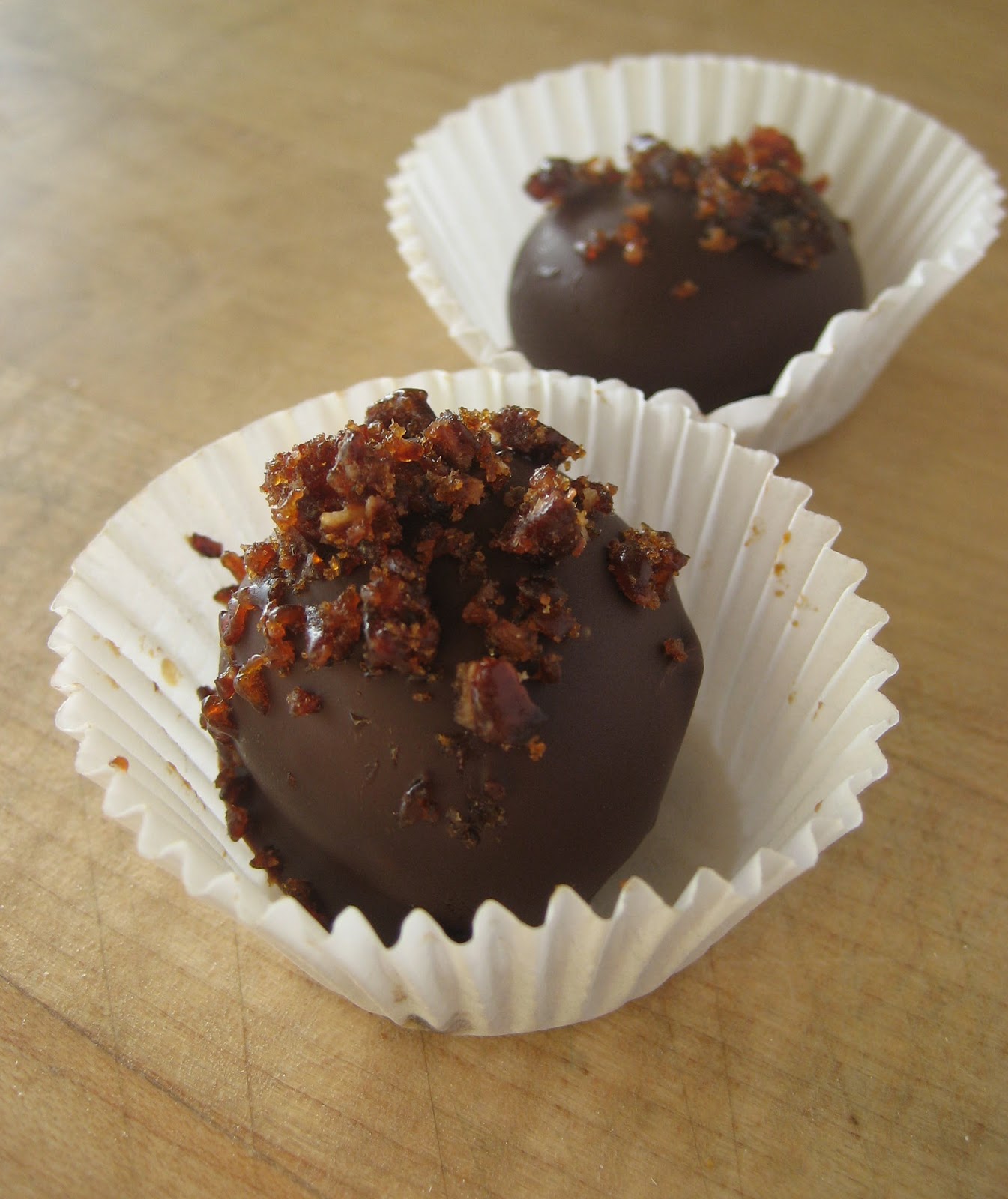Two Sisters The Recipes Chocolate and Bacon Truffles