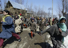 Women Running away from getting molested by Occupational army who are chasing them