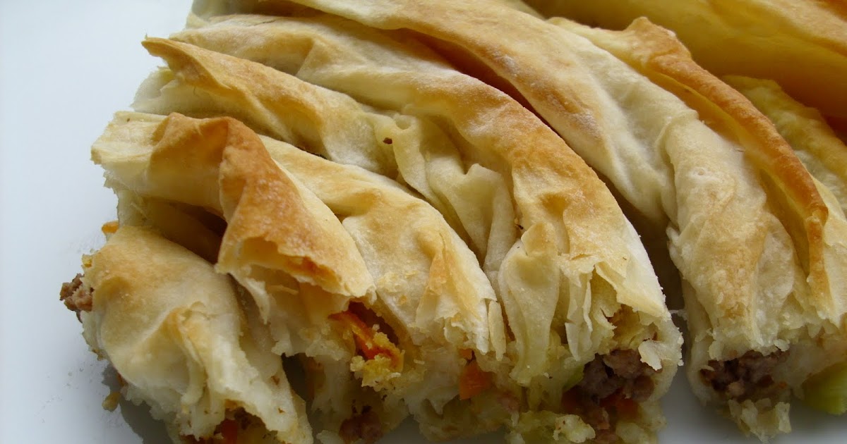 Dilden Dile Elden Ele KIYMALI, PIRASALI BÖREK