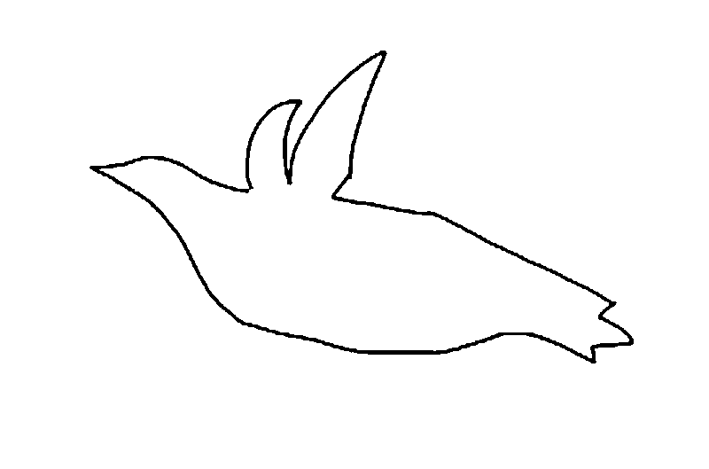 creth davis drawing diving penguin (iPhone)