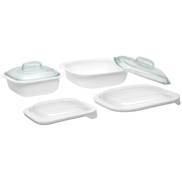JJ The Explorer CORNINGWARE®SimplyLite® 6pc Square Baker Set