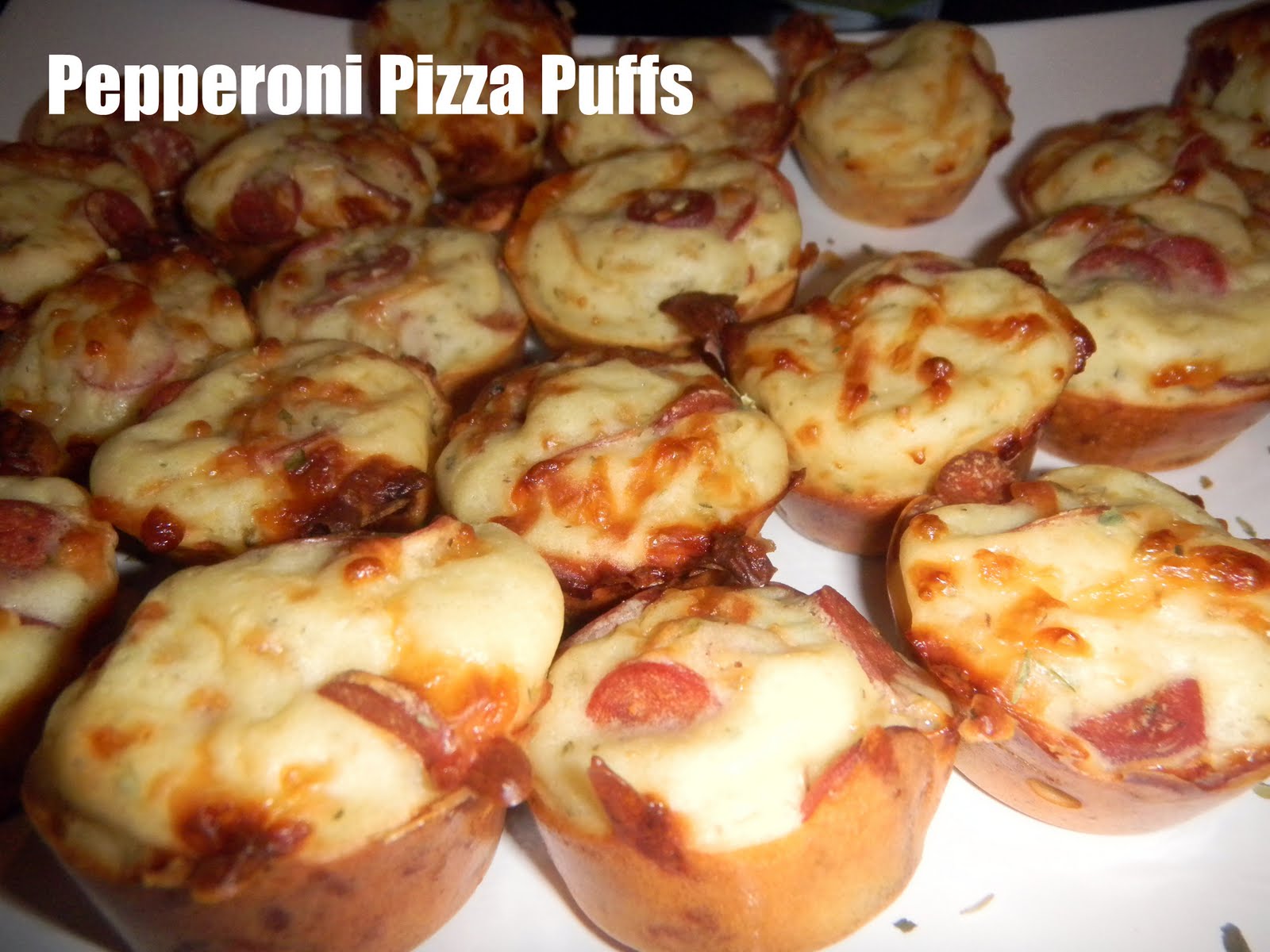 A Big ToDo Pepperoni Pizza Puffs