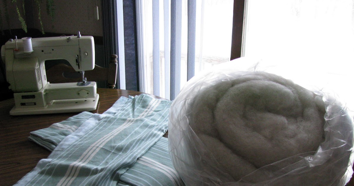 Making a Wool Duvet Comforter