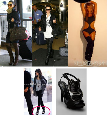 Angeles to be rocking the boots but that didn't stop Kim Kardashian from