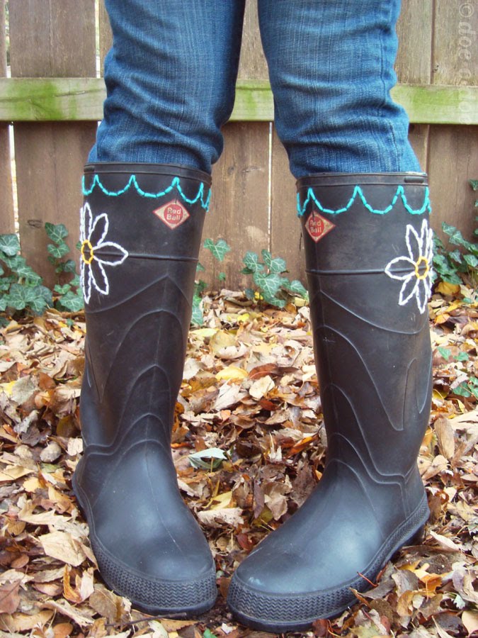 Pretty Rubber Boots