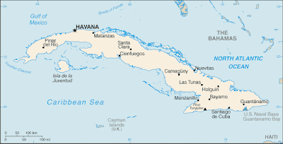 cuba map